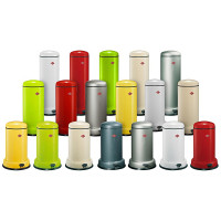 Ведро для мусора с педалью Big Baseboy, 30 л, 36,2 х 80 см, нержавеющая сталь, графитовый, WESCO, Германия_00801340046701771550.jpg