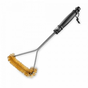 Щетка для чистки гриля BBQ, 35 см, нержавеющая сталь, пластик, GEFU, Германия, Аксессуары для гриля