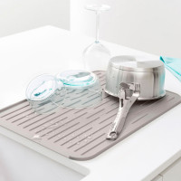 Коврик для сушки посуды, 43,8 см, силикон, серый, BRABANTIA, Бельгия_00809000053737456258.jpg