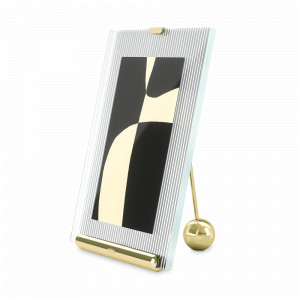 Рамка для фото, 16 х 20 см, цинк, стекло, латунь, серия Flute, UMBRA, Канада, UMBRA (Канада)