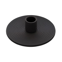 Подсвечник , 12 см, керамика, графитовый, серия Essential, TKANO, Россия_00813870054689294686.jpg