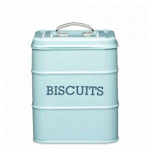 Банка для хранения, 19 х 14,5 см, нержавеющая сталь, голубой, серия Living Nostalgia, KITCHEN CRAFT, Великобритания, Банки для хранения Kitchen Craft