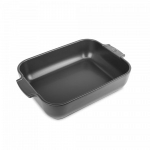 Форма для запекания прямоугольная, 32 х 20 см, 2.7 л, керамика, графитовый, серия Slate, PEUGEOT CERAMIC, Франция, PEUGEOT CERAMIC (Франция)