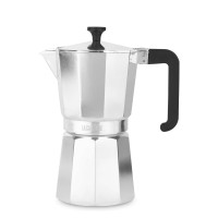 Кофеварка гейзерная, 470 мл, нержавеющая сталь, пластик, стальной, серия La Cafetiere, KITCHEN CRAFT, Великобритания