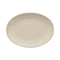 Блюдо овальное Cream, 34 х 25 см, керамика, кремовый, серия Pearl, COSTA NOVA, Португалия, 