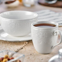 Тарелка десертная Emily, 21 см, фарфор, белый, WALMER, Великобритания_00812230039296479514.jpg