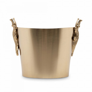 Емкость для охлаждения Antique Brass, 6 л, нержавеющая сталь, золотистый, ROOMERS TABLEWARE, Нидерланды, Ведра для шампанского и льда
