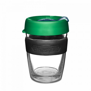 Кружка дорожная Longplay Brew M, закаленное стекло, пластик, 340 мл, серия Elm, KEEPCUP, Австралия, KEEPCUP (Австралия)