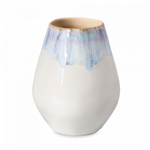 Ваза Ria Blue, 19.6 см, 2.2 л, керамика, кремовый, синий, серия Brisa, COSTA NOVA, Португалия, Brisa COSTA NOVA