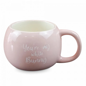 Кружка Зайчик, 350 мл, керамика, розовый, серия Animals, REPAST, Чехия, Кружки REPAST