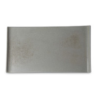 Блюдо прямоугольное Grey, 31.5 х 17.5 см, каменная керамика, серый, серия Isamu, ROOMERS TABLEWARE, Нидерланды