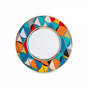 Тарелка пирожковая, 18 см, фарфор, мультиколор, серия Futurismo, VISTA ALEGRE, Португалия, Тарелки хлебные