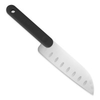 Нож кухонный Сантоку, 18 см, черная ручка, серия Chopping boards and Knives, TREBONN, Италия_00816280051247909737.jpg