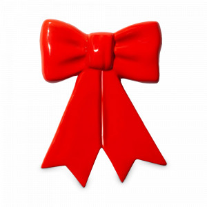 Подставка для ложки, 8 см, керамика, красный, серия Bow, DOIY, Испания, DOIY (Испания)