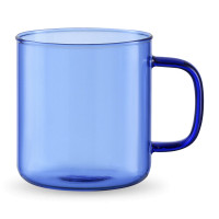 Кружка, 350 мл, боросиликатное стекло, синий, SMART SOLUTIONS, Россия