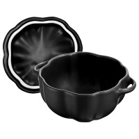 Кокот «Тыква», 0,7 л, 14,8 см, керамика, черный, серия La Cocotte, STAUB, Франция_00801650062405055214.jpg