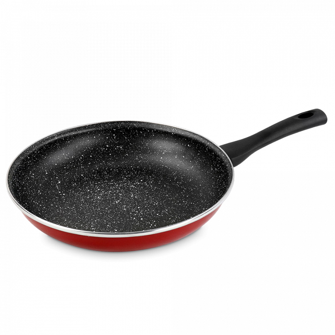 Сковорода , 32 см, сталь, стеклоэмаль, красный, серия Cerise Pierre, VITRINOR, Испания