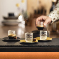 Пара кофейная для капучино, 270 мл, хрустальное стекло, цвет декора - золотой, серия Twist, EISCH, Германия_00818270060323871288.jpg