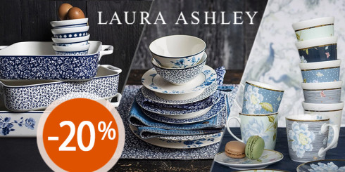 Скидка - 20 на фарфор LAURA ASHLEY