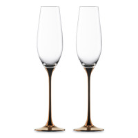 Набор бокалов для шампанского, 2 шт., 180 мл, медный, серия Champagner Exclusive, EISCH, Германия