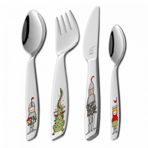 Набор из 4-х детских столовых приборов «Экберт», нержавеющая сталь 18/10, ZWILLING J.A. HENCKELS, Германия, ZWILLING (Германия)