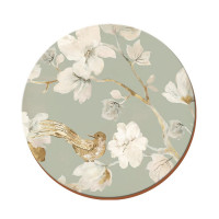 Набор из 4-х подстановочных салфеток Duck Egg Floral, 12 см, пробка, декор, CREATIVE TOPS, Великобритания_00810340063862967853.jpg