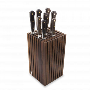 Набор из 8-и кухонных ножей на подставке из бука, серия Crafter, WUESTHOF, Золинген, Германия, Набор ножей сантоку