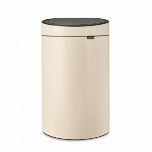 Контейнер для мусора, 40 л, нержавеющая сталь, бежевый, серия TOUCH BIN, BRABANTIA, Бельгия, Скидка до -20% на мусорные ведра Brabantia