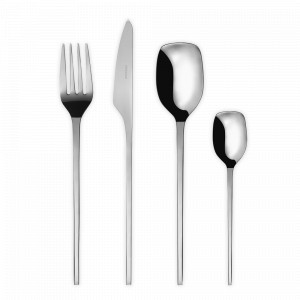 Набор столовых приборов на 6 персон, 24 предмета, стальной, серия Verso, HERDMAR, Португалия, Наборы столовых приборов 24 предмета