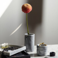 Органайзер для кухонных принадлежностей, 10 х 17 см, белый мрамор, серия Marm, LIBERTY JONES, Россия_00813870041818511952.jpg