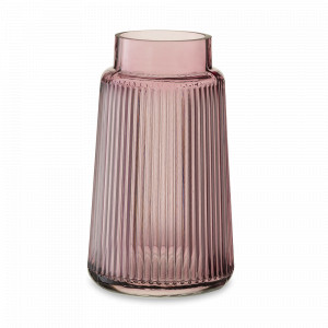 Ваза Noemi, 19 см, стекло, бордовый, BERGENSON BJORN, Великобритания, Стеклянные вазы для цветов