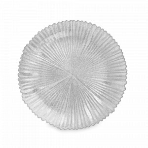 Тарелка закусочная, 21 см, стекло, серебристый, серия Avila, ANNA LAFARG, Китай, Тарелки