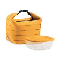 Термосумка с контейнером, 1,4 л, полиэстер, полиуретан, полипропилен, желтый, серия Handy, GUZZINI, Италия