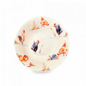 Салатник порционный, 15.8 см, фарфор, белый, декор, серия Country Farmyard, GRACE BY TUDOR, Великобритания, GRACE BY TUDOR (Великобритания)