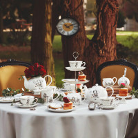 Набор из сахарницы и молочника «Алиса в Стране чудес», 200 мл, фарфор, декор, серия Victoria and Albert Garden, KITCHEN CRAFT, Великобритания_00817710052832979027.jpg