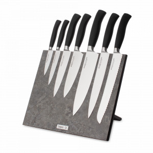 Набор кухонных ножей, 7 штук, на магнитной подставке ComposeEat, серия Ergo Line Pro, BERGER CUTLERY, Германия, Набор кухонных ножей премиум