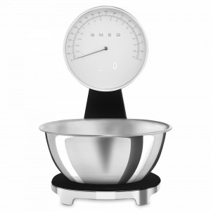 Весы кухонные, нержавеющая сталь, черный, SMEG, Италия, Кухонные весы SMEG