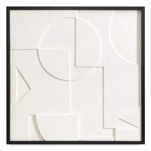 Панно декоративное с эффектом 3D Minimalism, 60 х 60 см, холст с черной рамой, серия Art, BERGENSON BJORN, Великобритания, Предметы интерьера