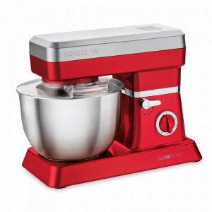 Миксер планетарный, 6.3 л, нержавеющая сталь, красный, CLATRONIC, Германия, CLATRONIC (Германия)