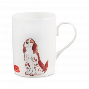 Кружка «Собаки Рыжий Кокер спаниель», 325 мл, костяной фарфор, декор, серия Люси, ROY KIRKHAM, Великобритания, Чашки