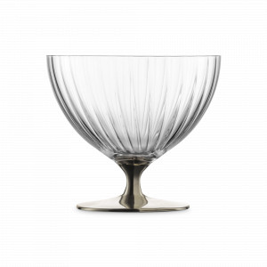Креманка для десерта, 11.5 см, хрустальное стекло, цвет ножки - платиновый, серия Schalen/Teller, EISCH, Германия, EISCH (Германия)