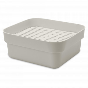 Органайзер для раковины, 37,4 х 34,4 х 16,1 см, пластик, силикон, светло-серый, серия Sink Side, BRABANTIA, Бельгия, Органайзеры для раковины