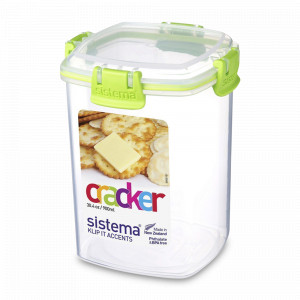 Контейнер для крекеров, 900 мл, пластик, серия Klip It, SISTEMA, Новая Зеландия, Klip It SISTEMA