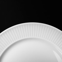 Набор столовой посуды на 4 персоны, 12 предметов, фарфор, серия Plisse, PILLIVUYT, Франция_00808950056489804231.jpg