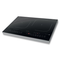 Плита настольная индукционная, нержавеющая сталь, черный, стальной, CASO, Германия