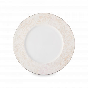 Тарелка закусочная, 21 см, костяной фарфор, белый, декор, серия Примула, NARUMI, Япония, NARUMI (Япония)