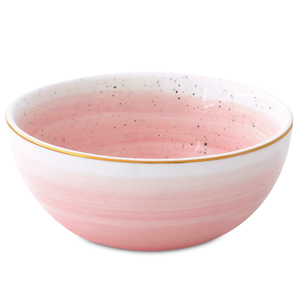 Салатник , диаметр:12 см, материал: фарфор, цвет: розовый, серия Artesanal, EASY LIFE (R2S), Италия