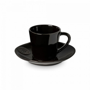 Пара чайная Black, 190 мл, керамика, черный, серия Nova, COSTA NOVA, Португалия, Чайные пары