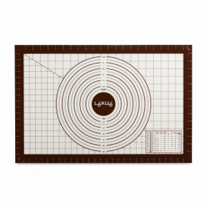 Коврик антипригарный для выпечки, 60 х 40 см, силикон, коричневый, серия Creative Pastry, LEKUE, Испания, Коврики для выпечки