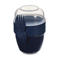 Ланч-бокс круглый, 515 мл, пластик, серия Renew, SISTEMA, Новая Зеландия